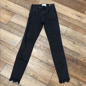 Le High Skinny Jagged Hem Whittier FRAME Size 24